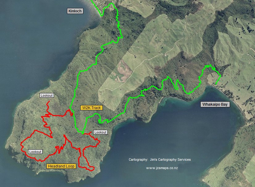 W2K and Headland Loop tracks